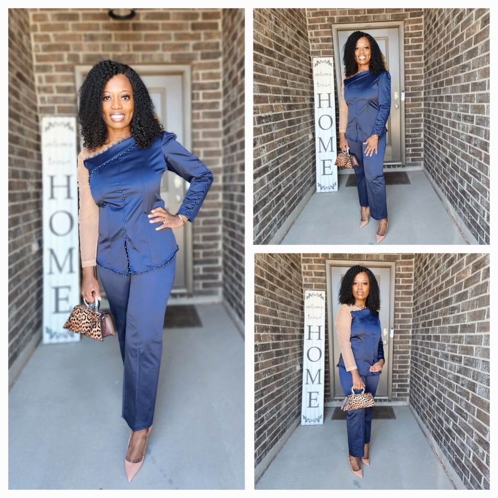 NWT Two Piece  Pants and Top Set for Business and Special Occasion